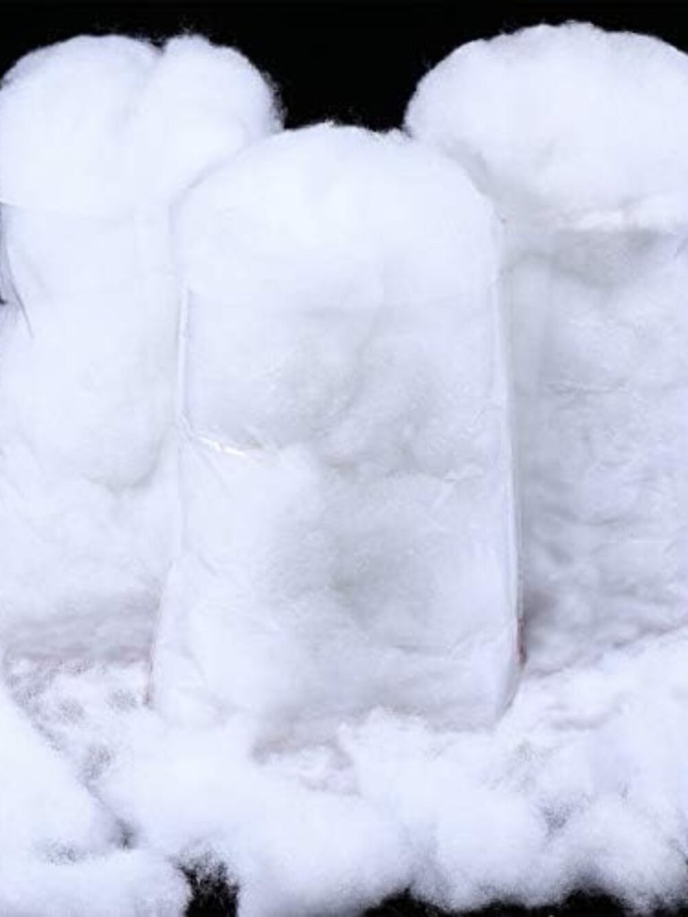 10.58 Oz Fake Clouds Christmas Snow White Cotton Fiber Fluffy Indoor